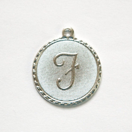 Letter F Charm with Loop (4)