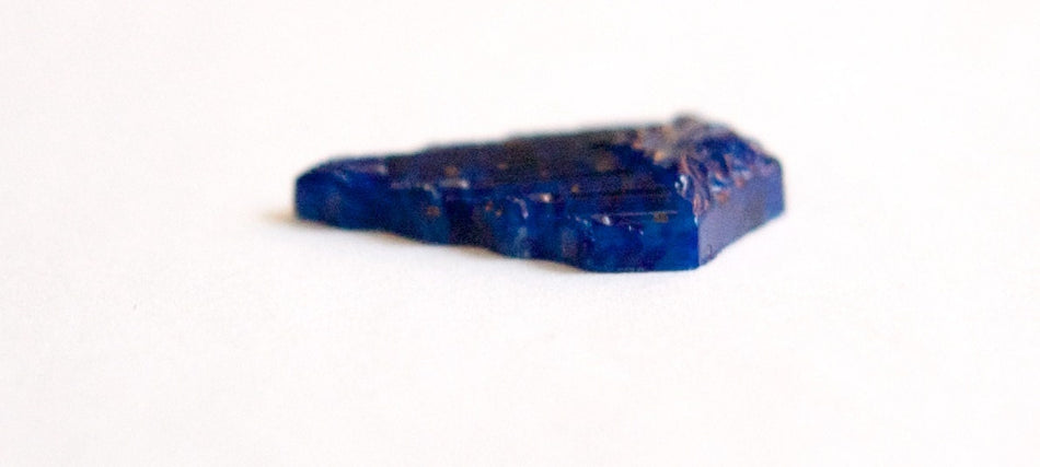 Vintage Lapis Blue Glass Deco Stone Cabochon cab341A