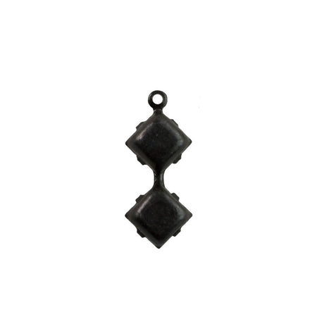 6mm Double Square 1 Loop Closed Back Settings (12)
