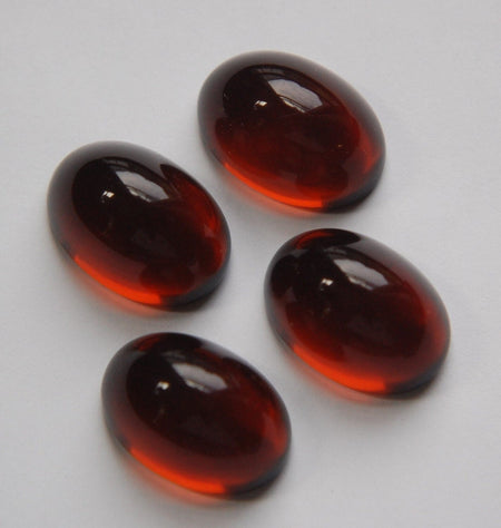 Vintage German High Dome Topaz Cabochons 25mm x 18mm cab588A