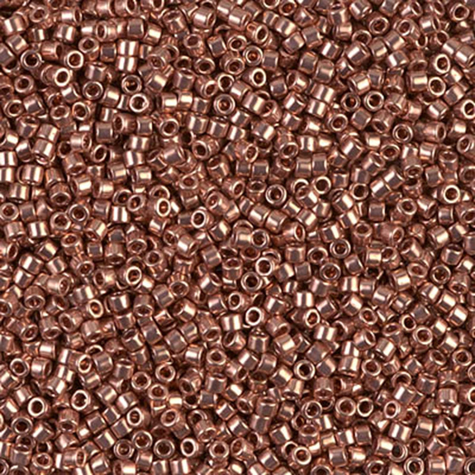 11/0 MIYUKI DELICA Bright Copper Plated Seed Bead (8g)