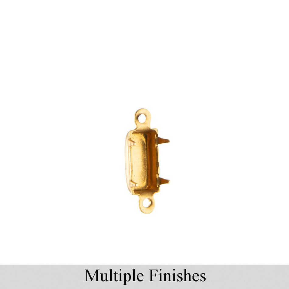 8x4mm Baguette 2 Loop Closed Back Settings (20)