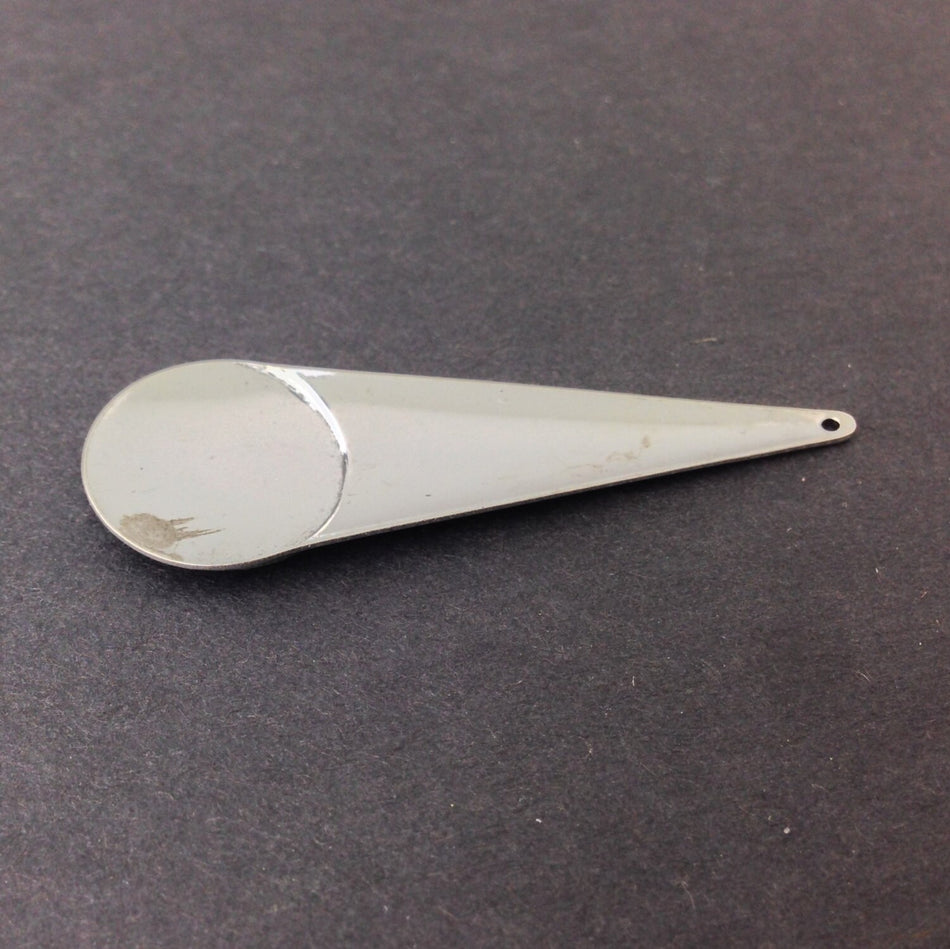 Long Silver Plated Geometric Circle Pendant Drop (4) mtl065F
