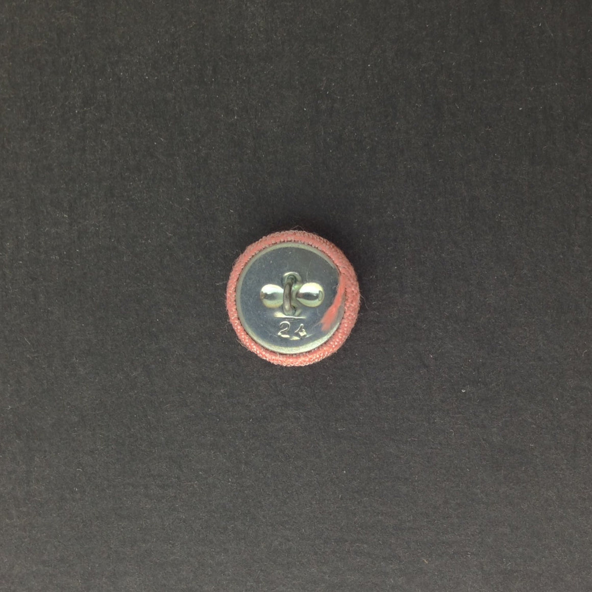 Vintage Peach Silk Buttons 15mm btn002D