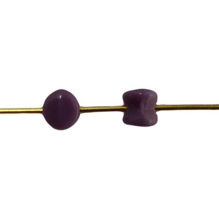 6x4mm Purple Preciosa Czech Pellet Glass Beads (50)