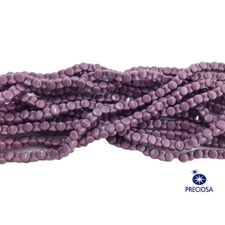 6x4mm Purple Preciosa Czech Pellet Glass Beads (50)