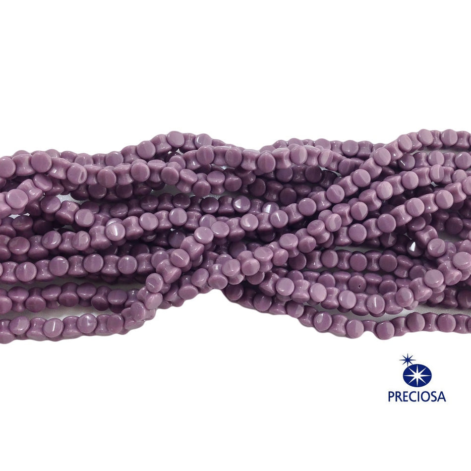 6x4mm Purple Preciosa Czech Pellet Glass Beads (50)