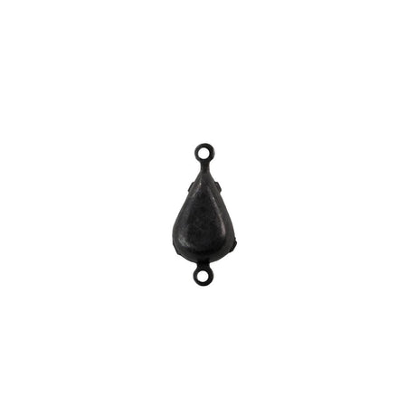 8x4mm Crystal AB Faceted Glass Teardrop Stone in 2 Loop Setting