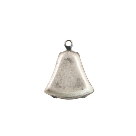 12mm Sapphire Moonglow Glass Bell Stone in 1 Loop Setting