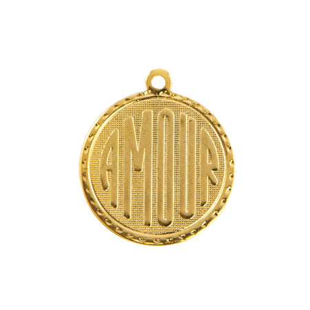 Amour Word Charm with Loop (4)