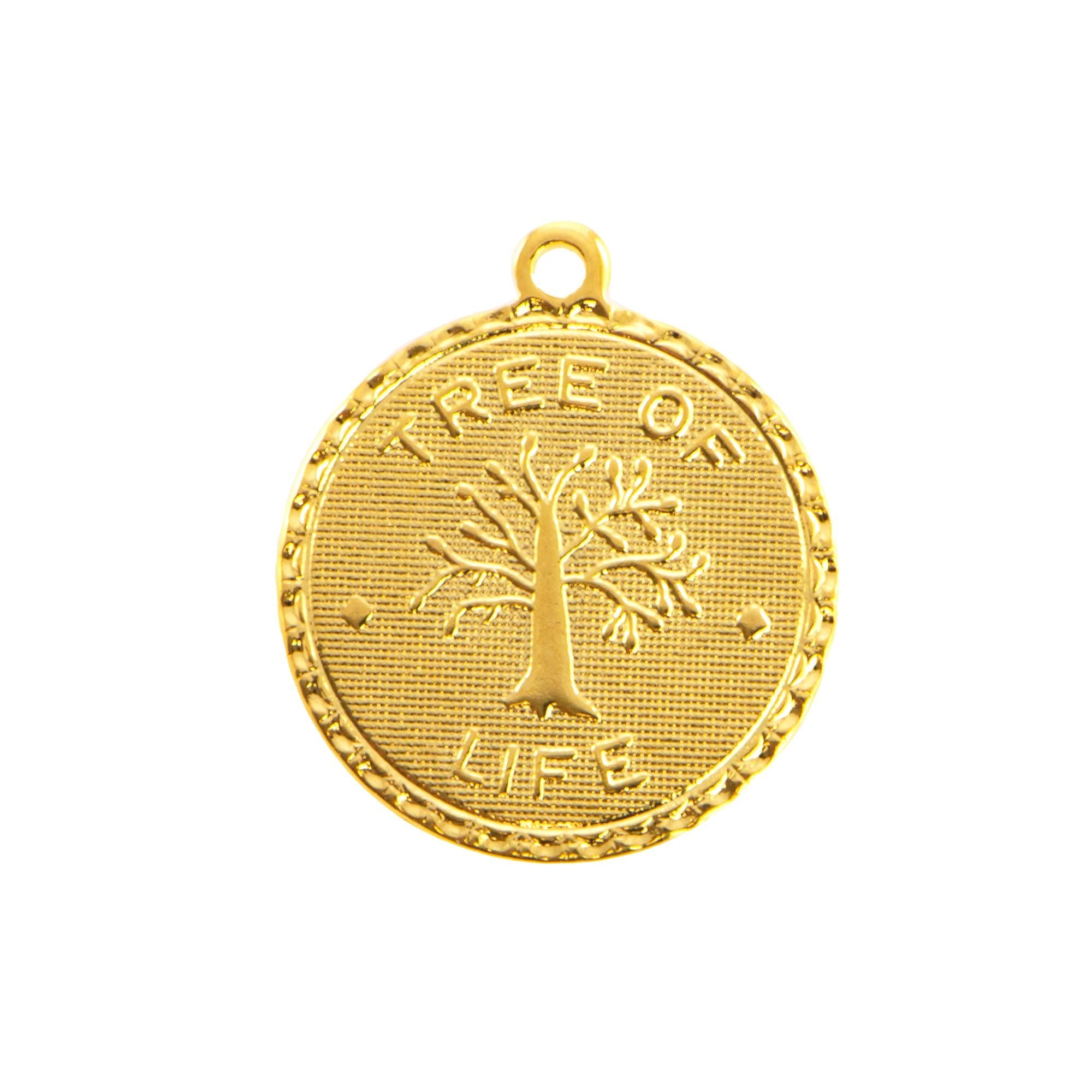 Tree of Life Word Charm with Loop (4)