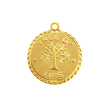 Tree of Life Word Charm with Loop (4)