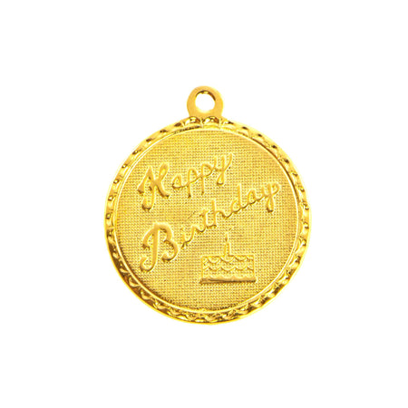 Happy Birthday Word Charm with Loop (4)