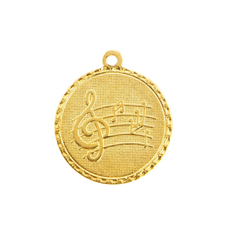 Clef Note Music Word Charm with Loop (4)