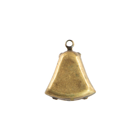 12mm Clear Faceted Glass Bell Stone in 1 Loop Setting