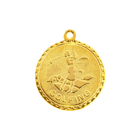 Female Golfer Word Charm with Loop (4)