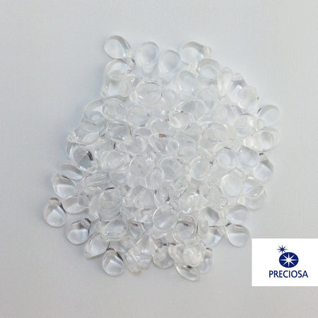 7x5mm Crystal Preciosa Czech Pip Glass Beads (50)