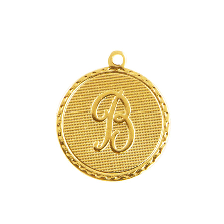 Letter B Charm with Loop (4)
