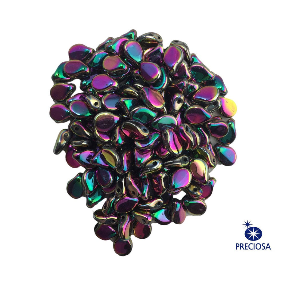 7x5mm Carnival Preciosa Czech Pip Glass Beads (50)