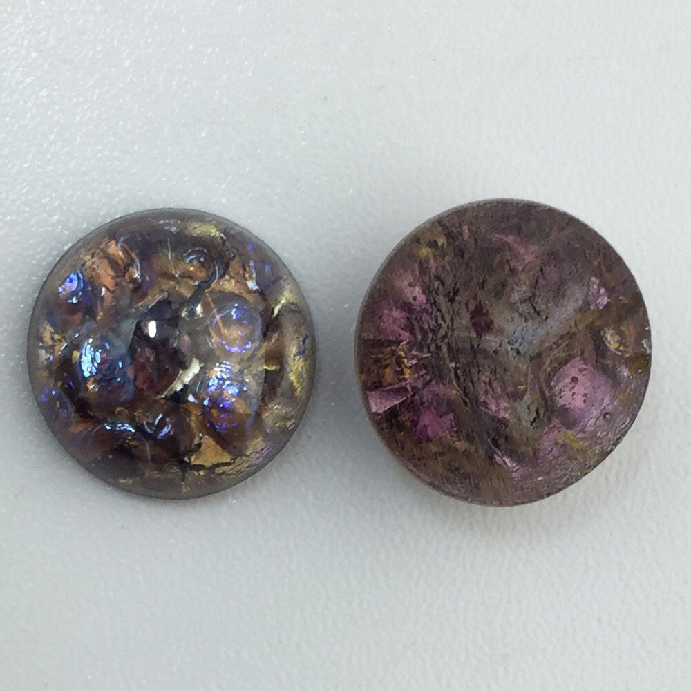 Preciosa Amethyst Opal Glass Cabochon 13mm (2) cab3006E
