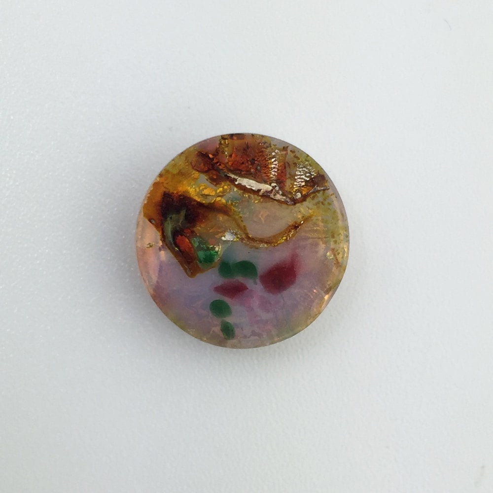 Vintage Harlequin Opal Round Cabochon 18mm (1) cab3008K