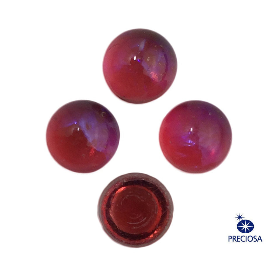 Mexican Opal Dragons Breath Glass Cabochon 7mm (4) cab3003A