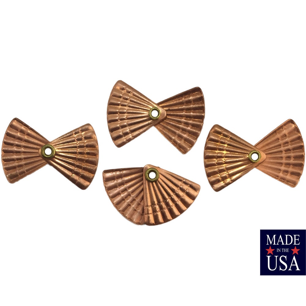 2 Piece Riveted Ribbed Fan 26x18mm (6)