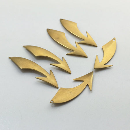 1 Hole Small Left and Right Arrow 33x12mm (6)