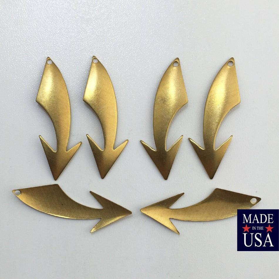 1 Hole Small Left and Right Arrow 33x12mm (6)