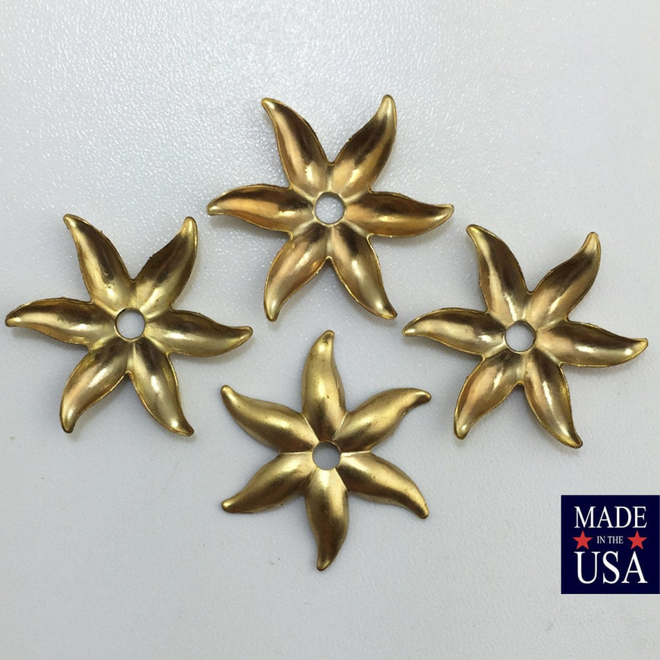 Flower Bead Cap 24mm (8)