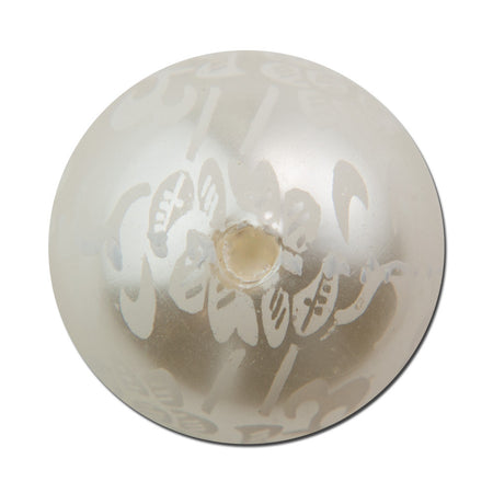 White on Cream Floral Lace Beads 18mm (2) bds149A