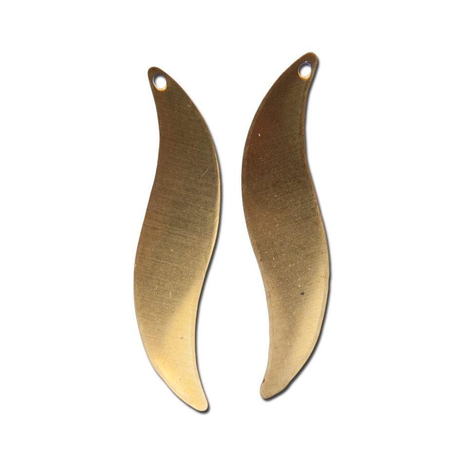 1 Hole Wavy Left and Right Drop 32x8mm (8)
