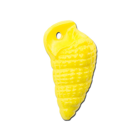 Vintage West German Acrylic Yellow Seashell Charms 18x9mm chr107F