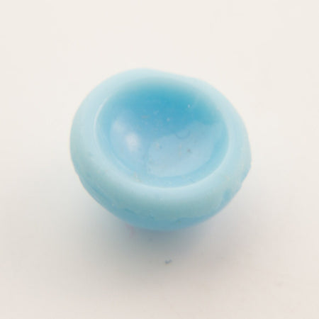 Vintage Blue Melon Glass Cabochons 11mm cab703H