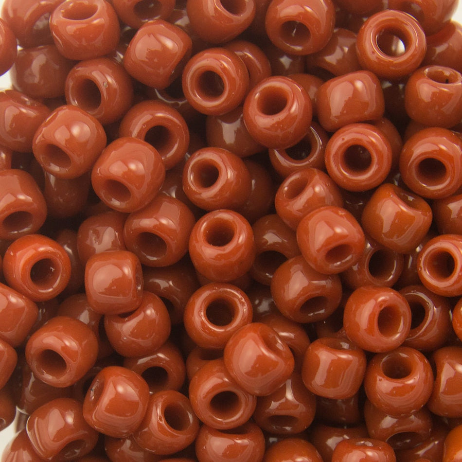 8/0 TOHO ROUND Opaque Terra Cotta Seed Bead (8g)