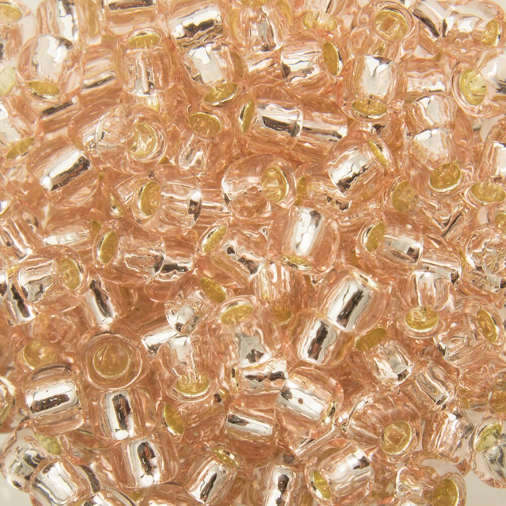 8/0 TOHO ROUND Silver Lined Rosaline Seed Bead (8g)