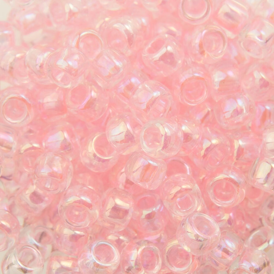 8/0 TOHO ROUND Dyed Rainbow Ballerina Pink Seed Bead (8g)