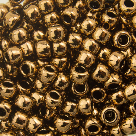 8/0 TOHO ROUND Bronze Seed Bead (8g)