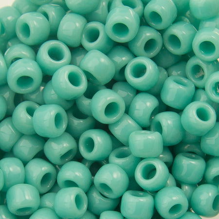 8/0 TOHO ROUND Opaque Turquoise Seed Bead (8g)