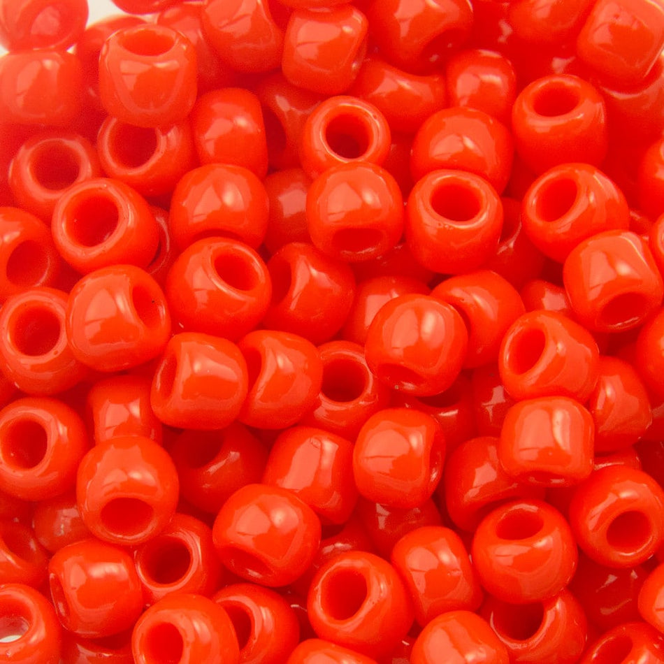 8/0 TOHO ROUND Opaque Sunset Orange Seed Bead (8g)