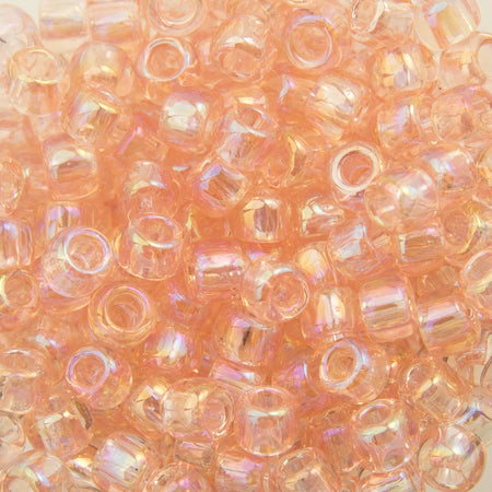 8/0 TOHO ROUND Transparent Rainbow Rosaline Seed Bead (8g)