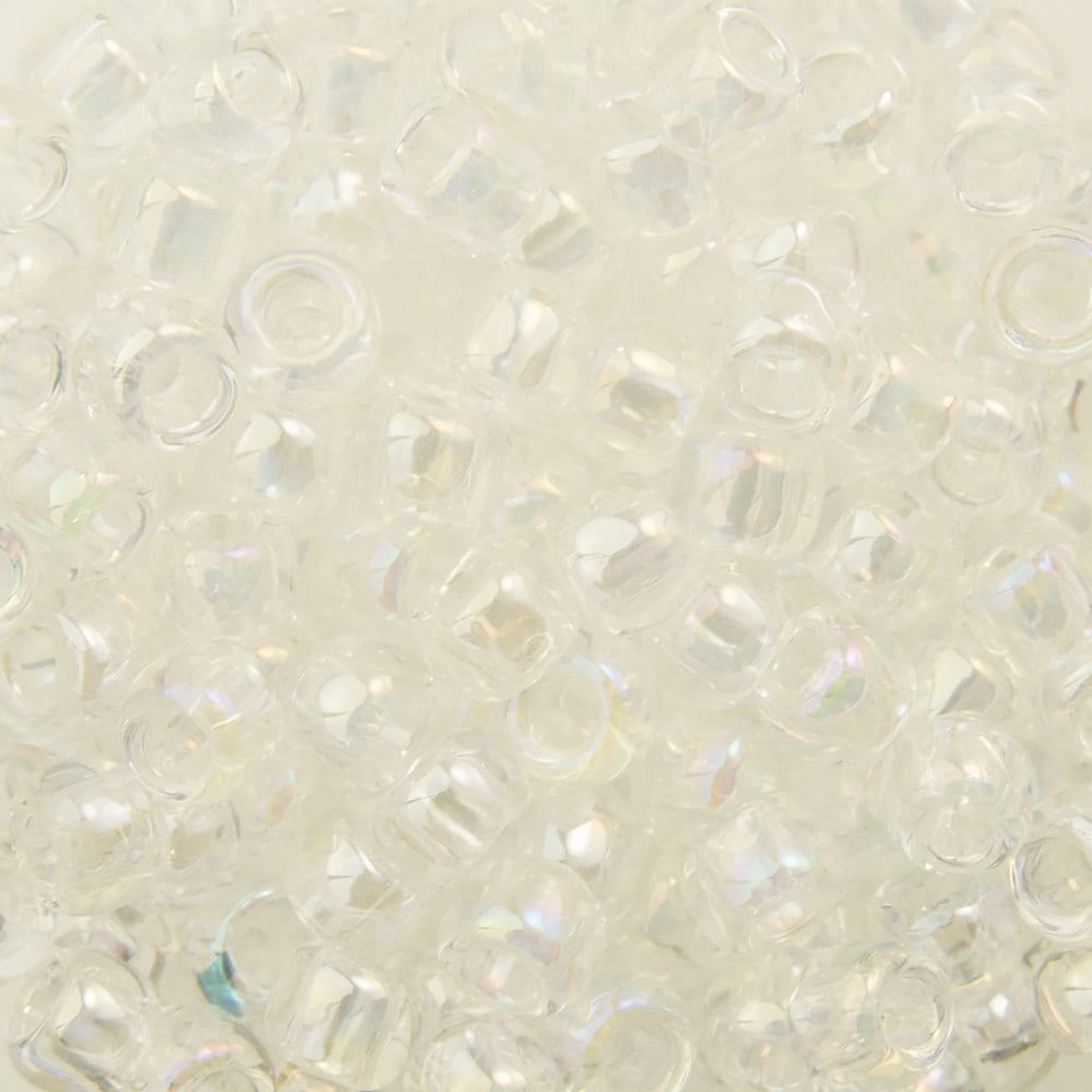 8/0 TOHO ROUND Transparent Rainbow Crystal Seed Bead (8g)