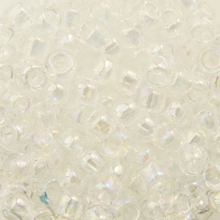 8/0 TOHO ROUND Transparent Rainbow Crystal Seed Bead (8g)