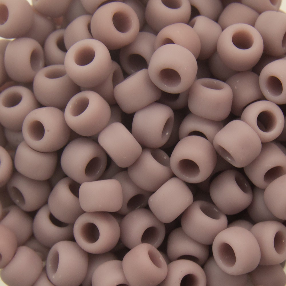 8/0 TOHO ROUND Opaque Frosted Lavender Seed Bead (8g)