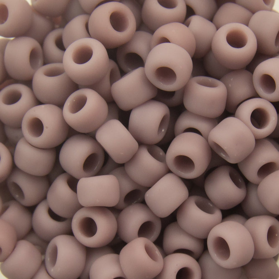 8/0 TOHO ROUND Opaque Frosted Lavender Seed Bead (8g)