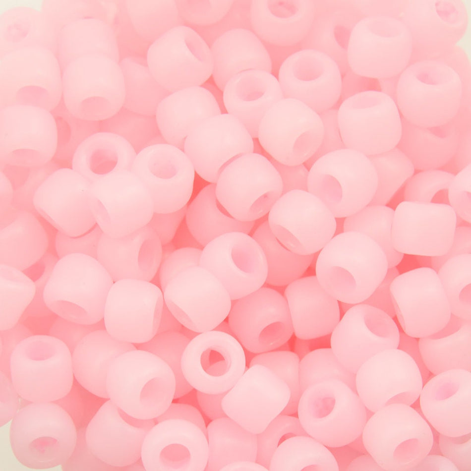 8/0 TOHO ROUND Ceylon Frosted Innocent Pink Seed Bead (8g)