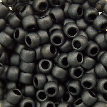 8/0 TOHO ROUND Matte Color Opaque Gray Seed Bead (8g)