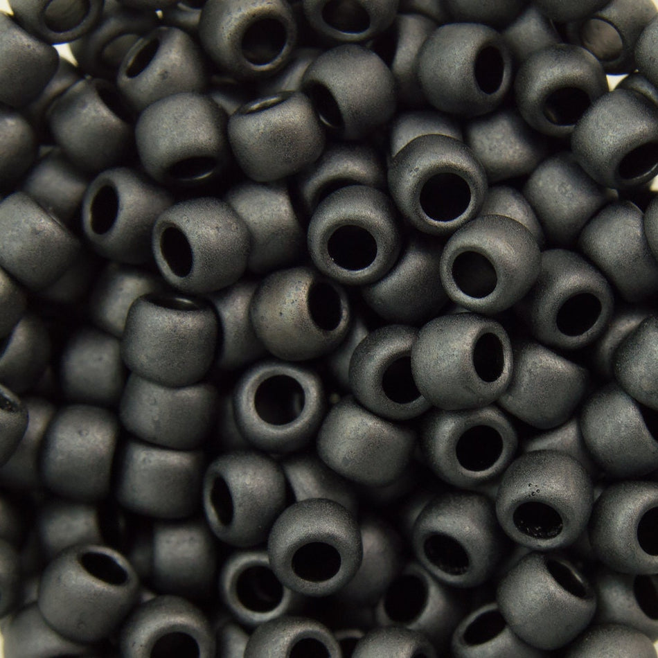 8/0 TOHO ROUND Matte Color Opaque Gray Seed Bead (8g)