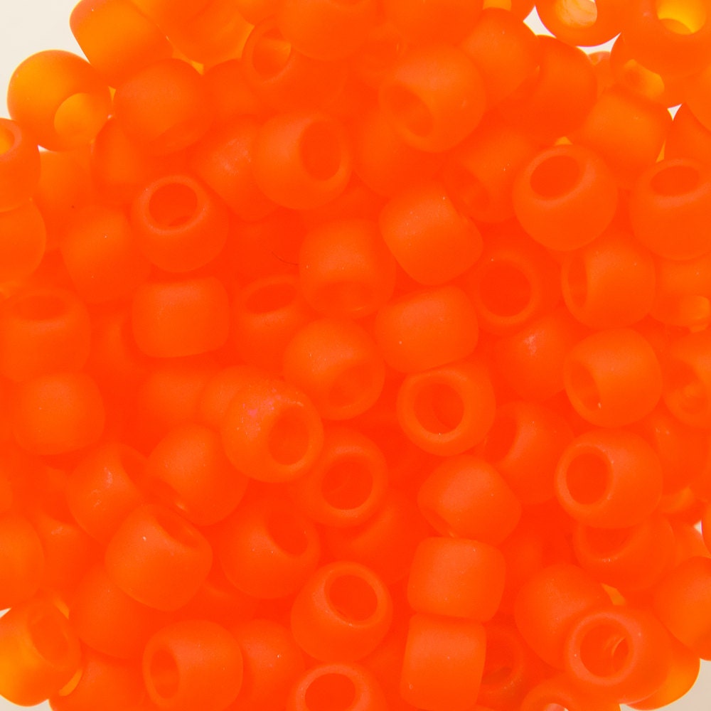 8/0 TOHO ROUND Transparent Frosted Hyacinth Seed Bead (8g)