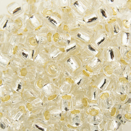 8/0 TOHO ROUND Silver Lined Crystal Seed Bead (8g)